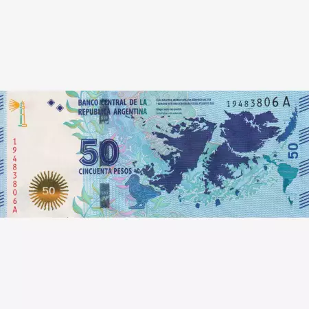 Argentina 50 pesos 2015. P 362