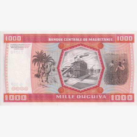 Mauritánia 1000 ouguiya 1981.   P 3d