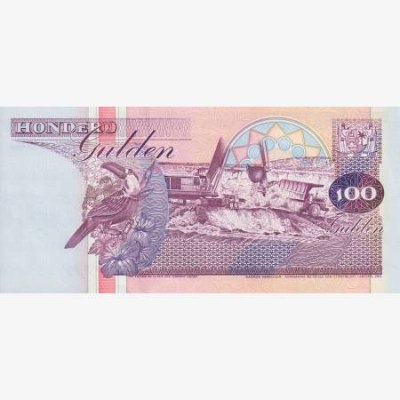 Suriname 100 gulden 1998. P 139