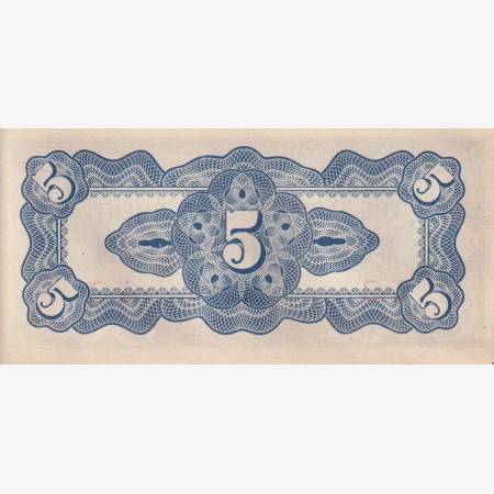 Fülöp-szig. Japán megszállás II.Vh. 5 centavos 1942. P 103