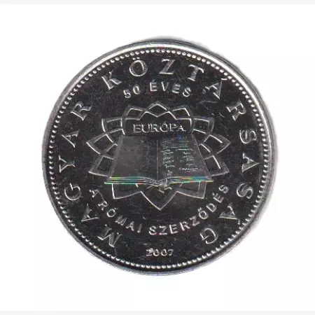 50 Forint 2007. 50 éves a Római Szerződés rolniból