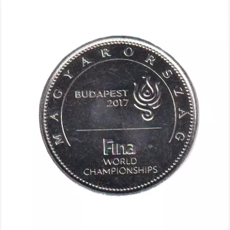 50 Forint 2017. FINA Úszó Világbajnokság rolniból