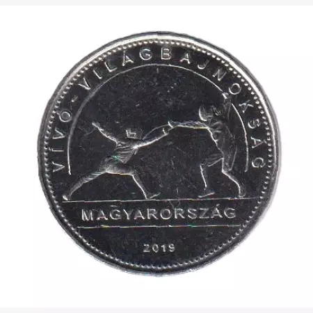 50 Forint 2019. Vívó Világbajnokság rolniból