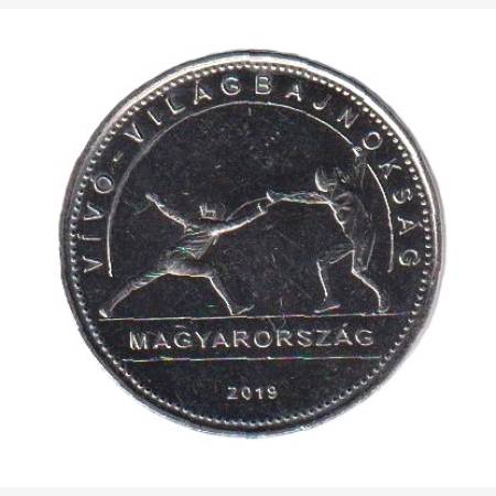 50 Forint 2019. Vívó Világbajnokság rolniból