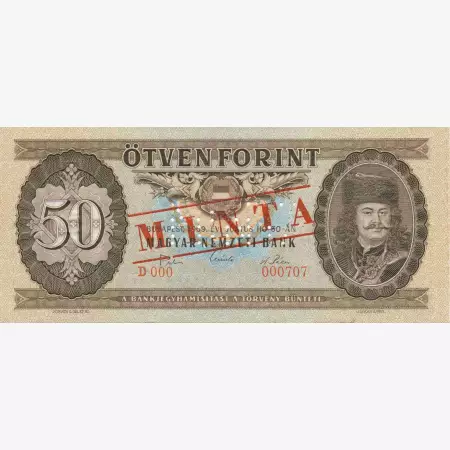 50 Forint 1969. MINTA