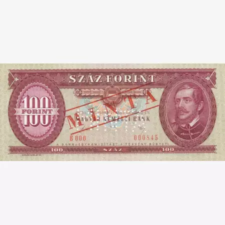100 Forint 1989. MINTA