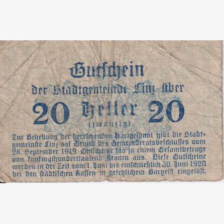 Linz 20 heller