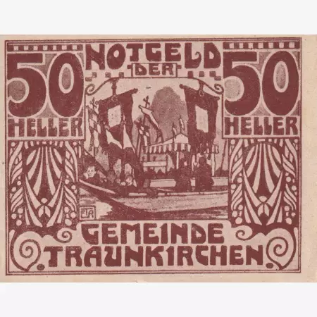 Traunkirchen 50 heller 1920