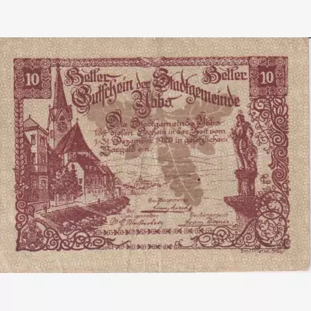 Ybbs 10 heller 1920