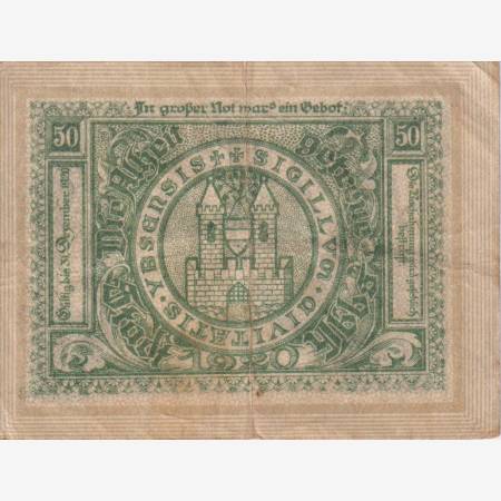 Ybbs 50 heller 1920