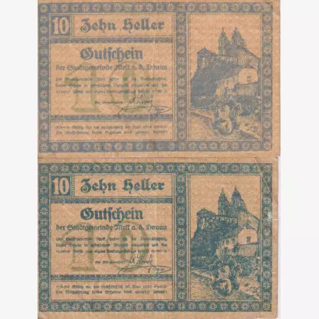 Melk an der Donau 10 heller