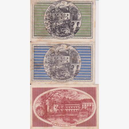 Parz 10,20,50 heller 1920