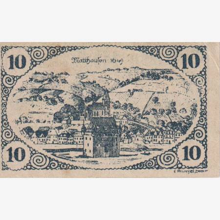 Mauthausen 10 heller 1920