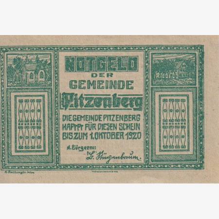 Pitzenberg 10 heller 1920