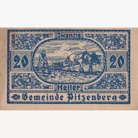 Pitzenberg 20 heller 1920
