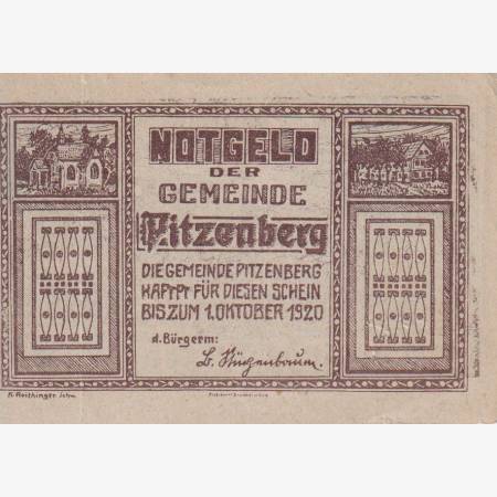 Pitzenberg 50 heller 1920