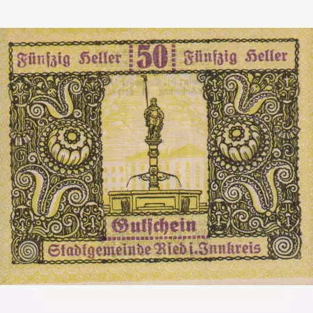 Ried im Innkreis 50 heller 1920