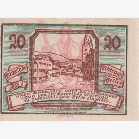 Abtenau 20 heller 1920