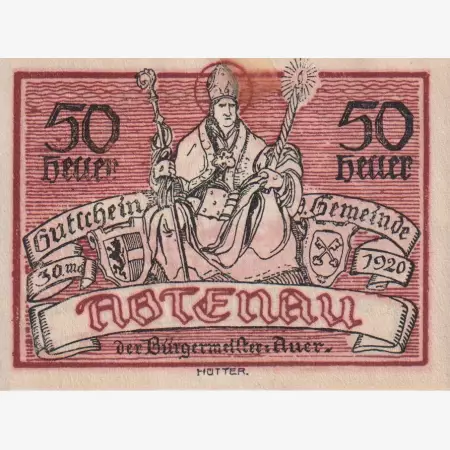 Abtenau 50 heller 1920