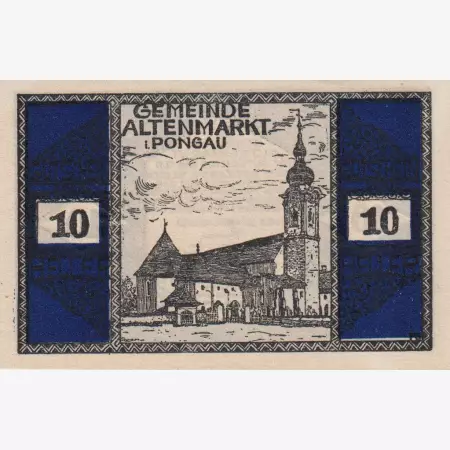 Altenmark im Pongau 10 heller 1920