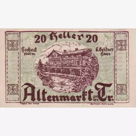 Altenmark a.d. Triesting 20 heller 1920