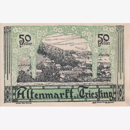 Altenmark a.d. Triesting 50 heller 1920