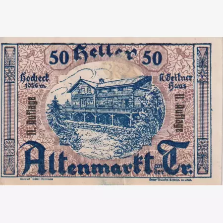 Altenmark a.d. Triesting 50 heller 1920