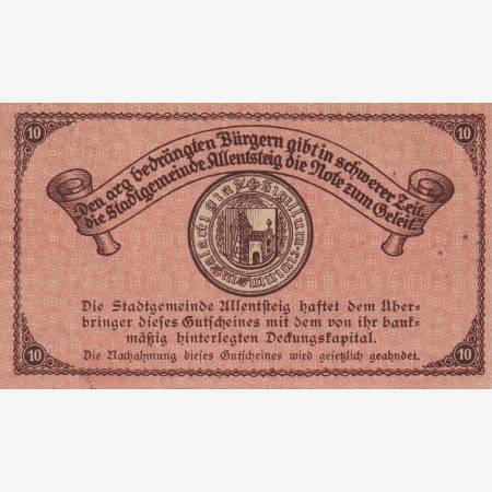 Allentsteig 10 heller 1920