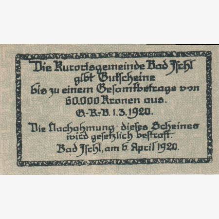 Bad Ischl 5 heller 1920