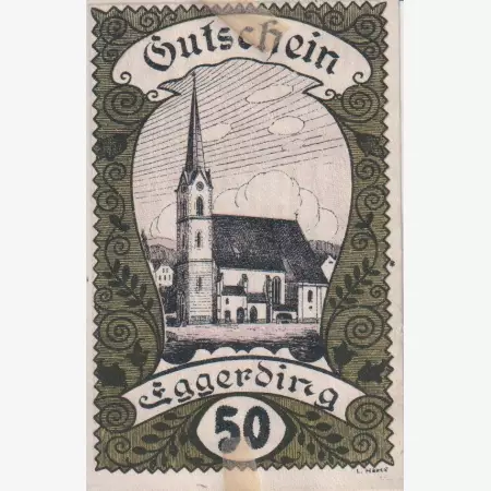 Eggerding 50 heller 1920