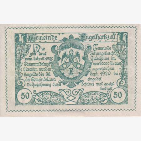 Engelhartszell 50 heller 1920