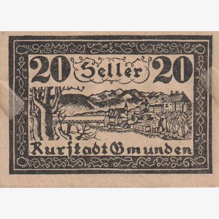 Gmunden 20 heller 1920