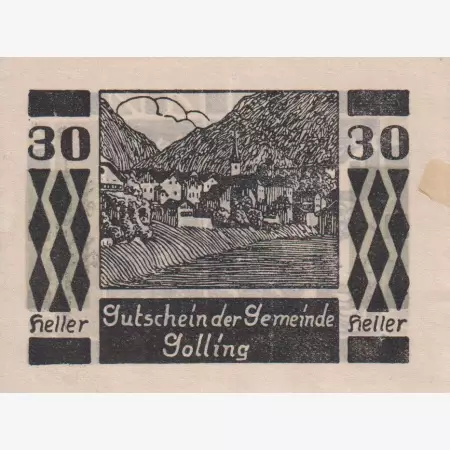 Golling 30 heller 1920