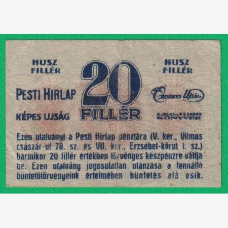 Pesti Hírlap Érdekes Újság 20 Fillér 1919. Pesti Hírlap Érdekes Újság 20 Fillér 1919.