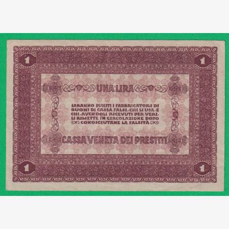 Olaszország 1 Lira 1918.