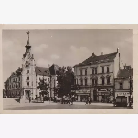 Kaposvár Fő tér, Tanácsháza 1956.