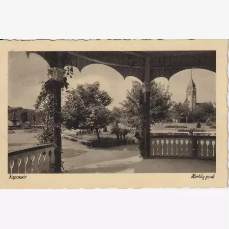 Kaposvár Horthy park 1940.