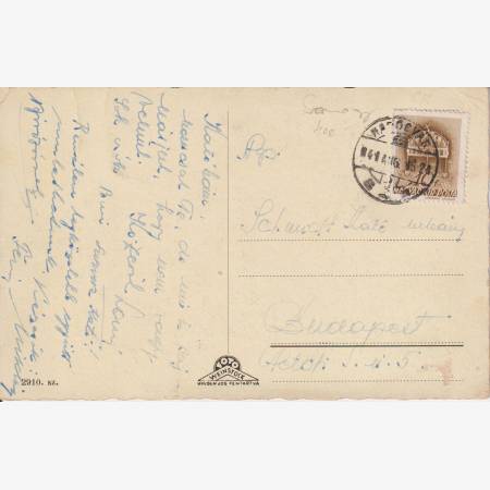 Kaposvár mozaik k.lap 1941. Kaposvár mozaik k.lap 1941.
