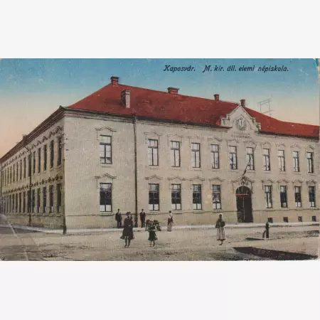 Kaposvár M.kir. áll. elemi népiskola  1916.