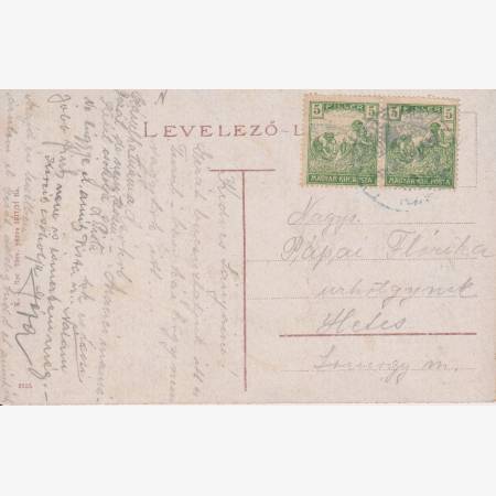 Kaposvár Erzsébet utca 1917. Kaposvár Erzsébet utca 1917.