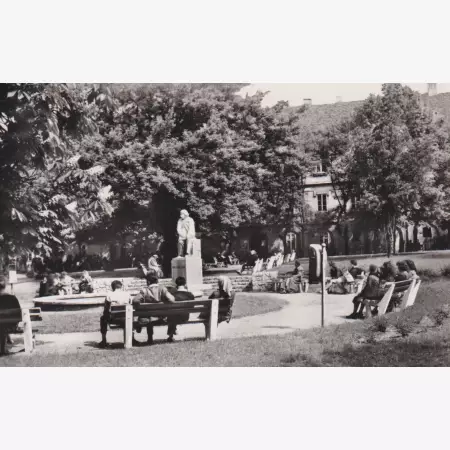 Kaposvár Táncsics tér, Rippl-Rónai múzeum 1967.