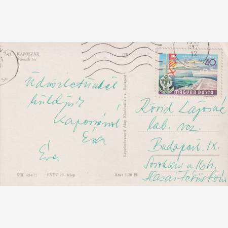 Kaposvár Kossuth tér 1963. Kaposvár Kossuth tér 1963.
