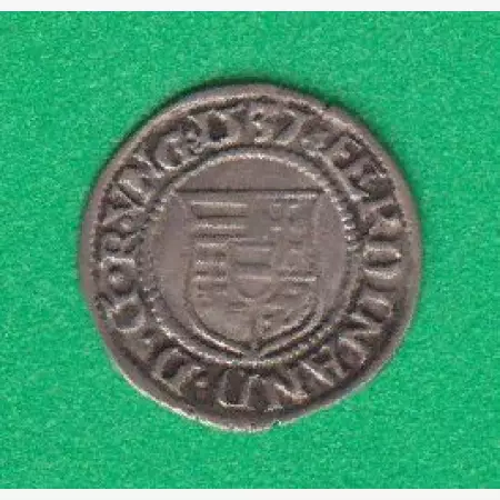 I. Ferdinánd dénár 1537.K-B   ÉH745.a   (L)