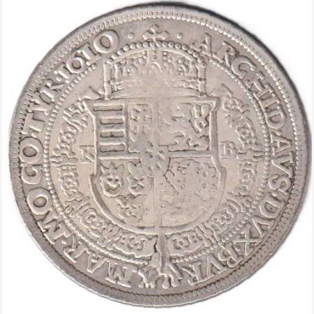 II. Mátyás tallér 1610.K-B Replika (L) II. Mátyás tallér 1610.K-B Replika (L)