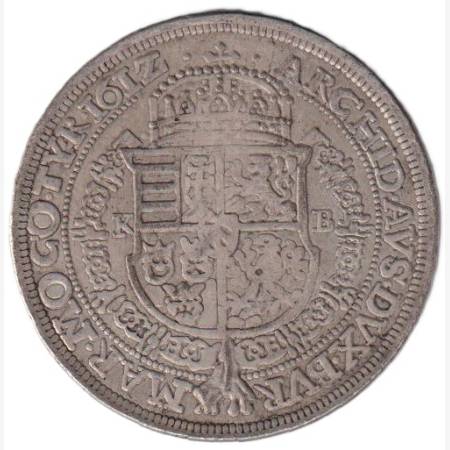 II. Mátyás tallér 1612.K-B Replika (L) II. Mátyás tallér 1612.K-B Replika (L)