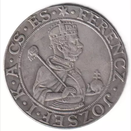 Ferenc József 9 dukát 1896. Replika   (L)