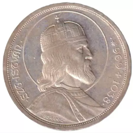 Szent István 5 Pengő 1938.   (L)