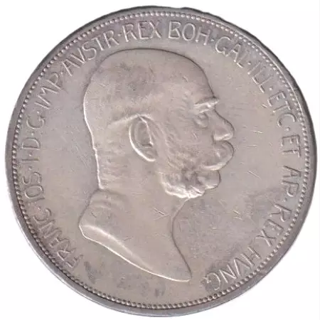 5 Korona 1908. Feren J. jubileumi   (L)