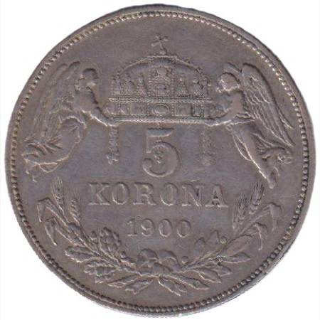 5 Korona 1900.KB. Ferenc j.   (L)