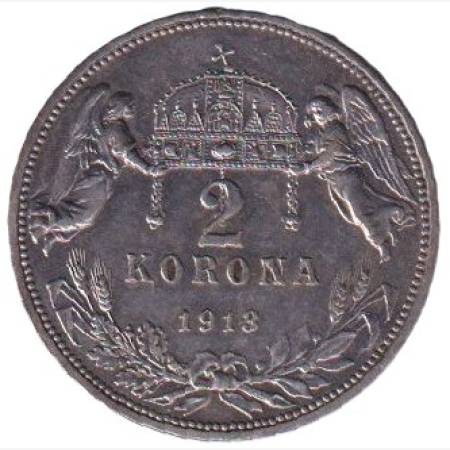 2 Korona 1913.KB. Ferenc J. (L) 2 Korona 1913.KB. Ferenc J. (L)